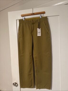Zara Wide-Leg Pants in Olive
